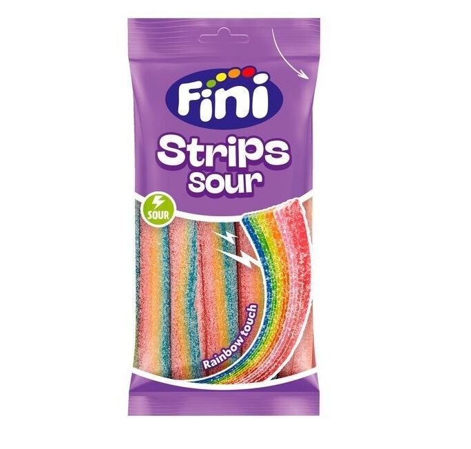 Fini Strips Sour Rainbow 90g