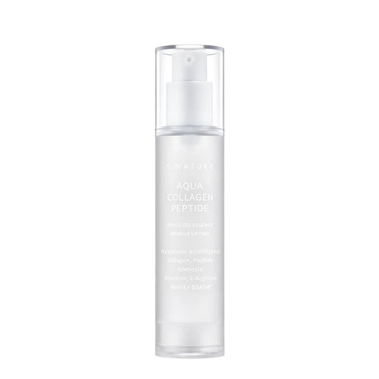 S.Nature S.Nature, Aqua Collagen Peptide Triple Gel, Hydratisierend, Täglich, Essenzlotion, Für das Gesicht, 50 ml Regular