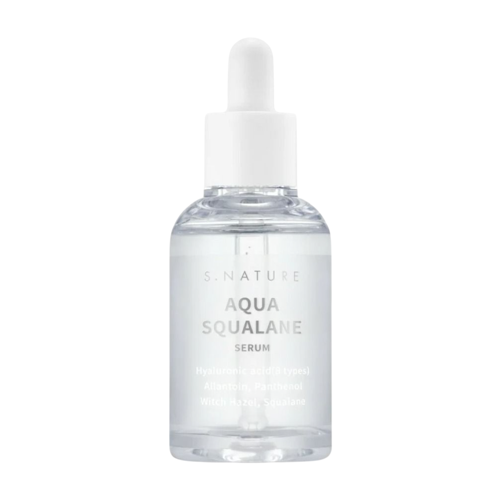 S.Nature S.Nature, Aqua Squalane, Feuchtigkeitsspendend, Täglich, Serum, Für das Gesicht, 30 ml Regular
