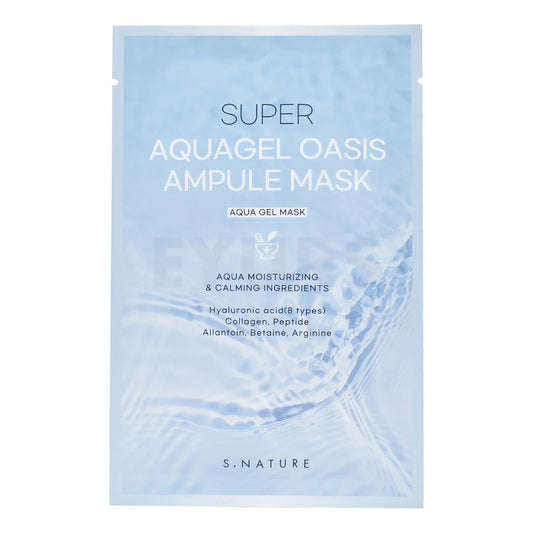 S.Nature S.Nature, Aquagel Oasis Ampule, Hydratisierend, Gesichtsmaske, Für das Gesicht, 30 ml Regular