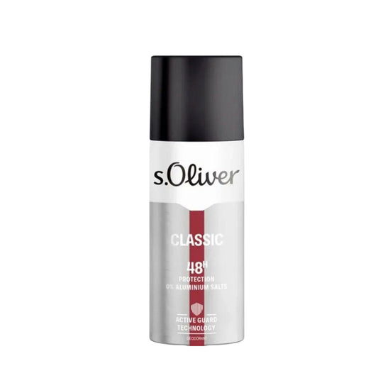 S. Oliver S. Oliver, Classic, Feuchtigkeitsspendend 48H, Deodorant Spray, Für Männer, 150 ml Regular