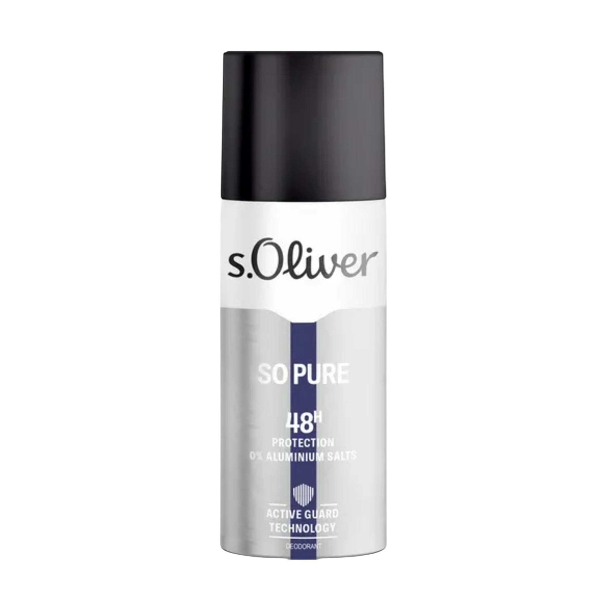 S. Oliver S. Oliver, So Pure, Feuchtigkeitsspendend 48H, Deodorant Spray, Für Männer, 150 ml Regular