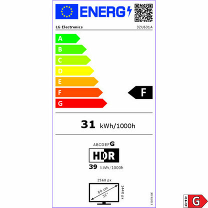 Lg Gaming-Monitor Lg 32U631A-B 32&quot; 31,5&quot; Quad Hd