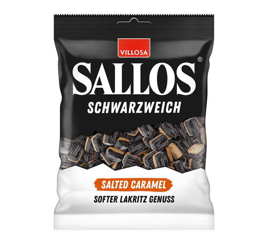 Sallos Schwarzweich Salted Caramel 200g - Candyshop.ch