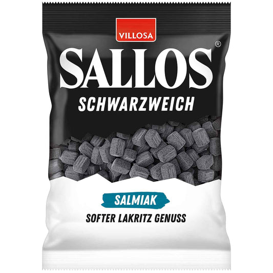 Sallos Schwarzweich Salmiak 200g - Candyshop.ch