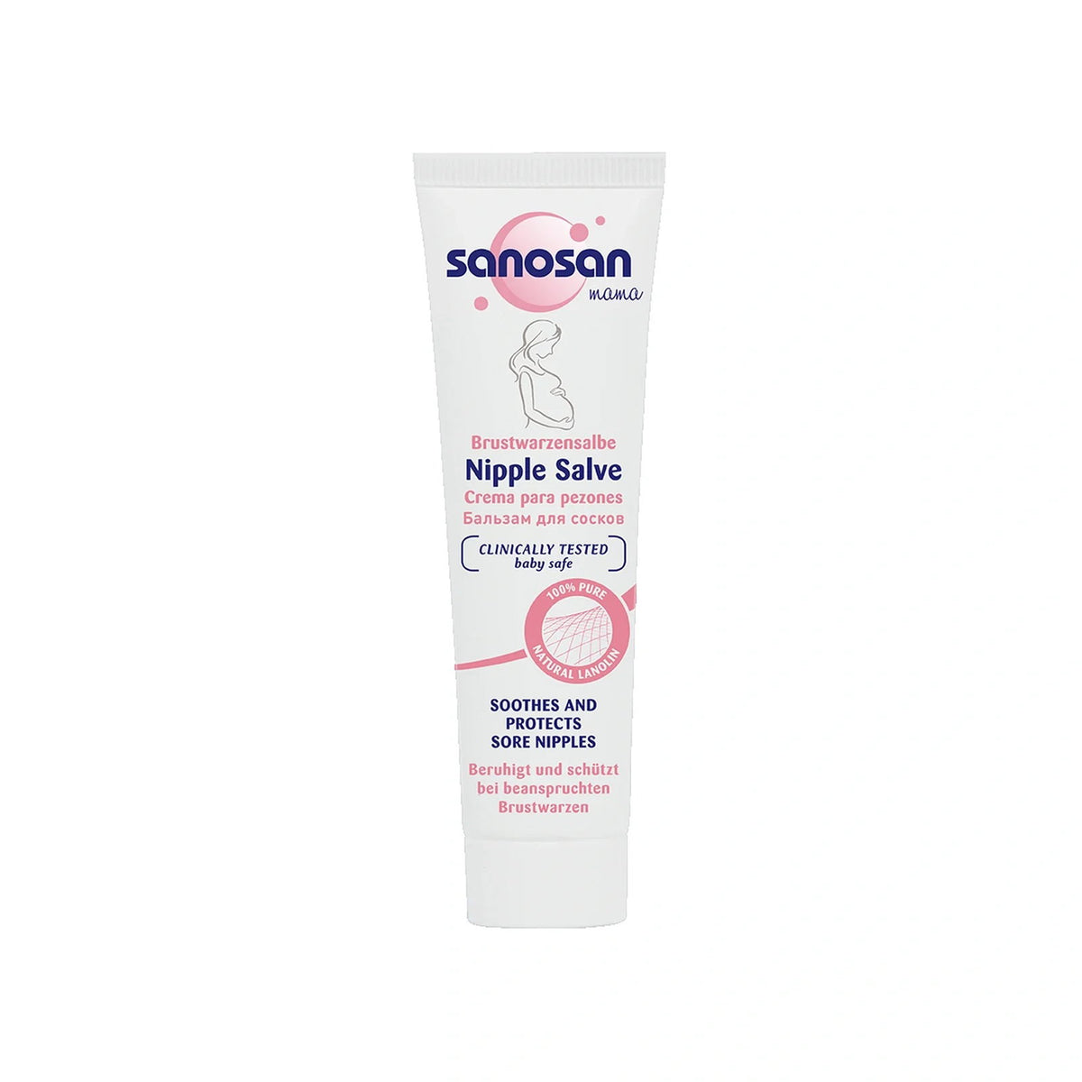 Sanosan Sanosan, Nipple Salve, Beruhigend, Während der Schwangerschaft und Stillzeit, Balsam, Brustwarzen und Areola, 30 ml R