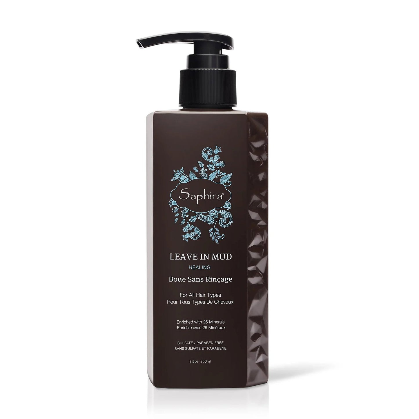 Saphira Saphira, Leave In Mud, Parabenfrei, Leave-In Conditioner, Zur Befeuchtung, 250 ml Regular