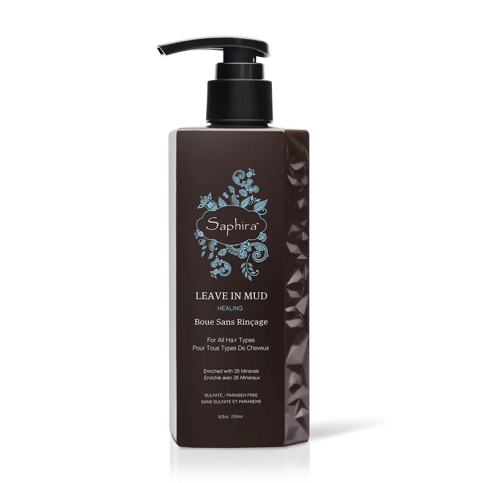 Saphira Saphira, Leave In Mud, Parabenfrei, Leave-In Conditioner, Zur Befeuchtung, 250 ml Regular