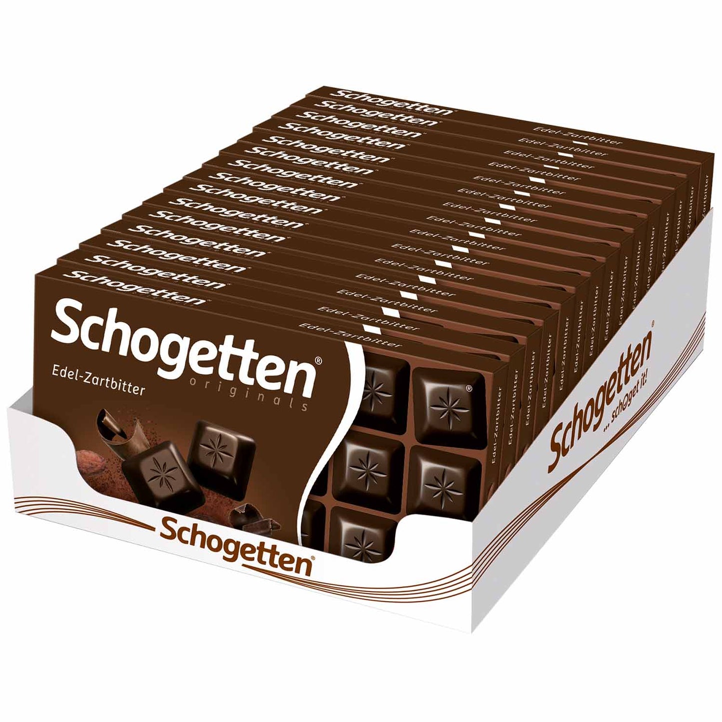 Schogetten Edel Zartbitter 100g  Zartbitter Schokolade