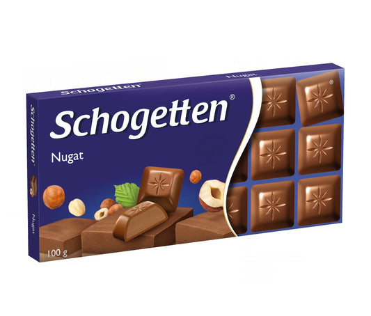 Schogetten Nugat 100g Schokolade mit 46% Nugatfüllung - Candyshop.ch