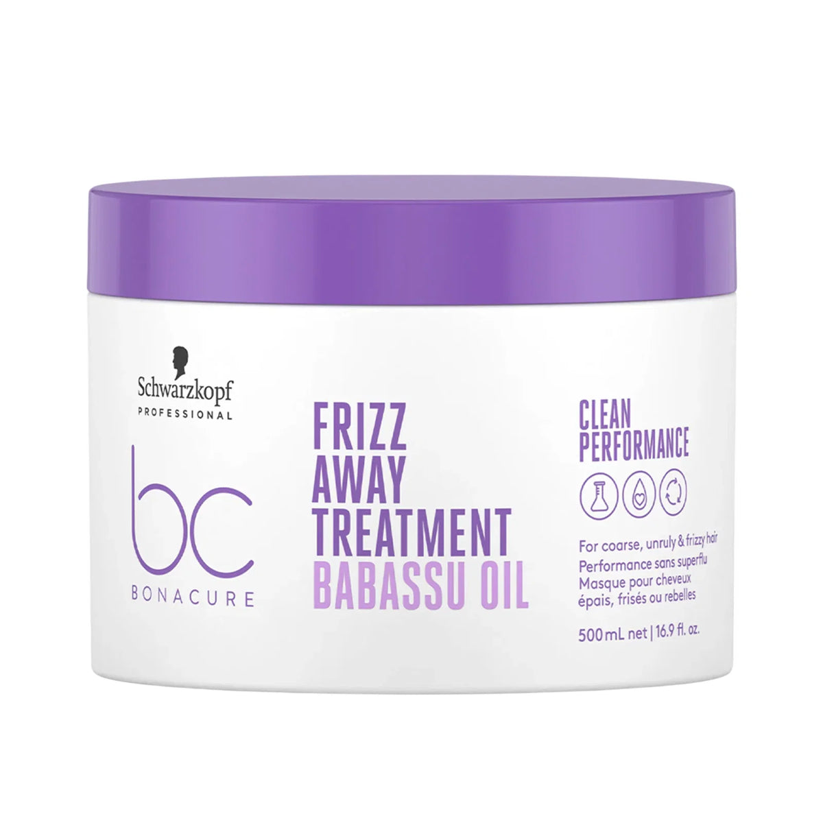 Schwarzkopf Professional Schwarzkopf Professional, Bonacure Frizz Away, Haarbehandlungs-Crememaske, Anti-Frizz, 500 ml Regula
