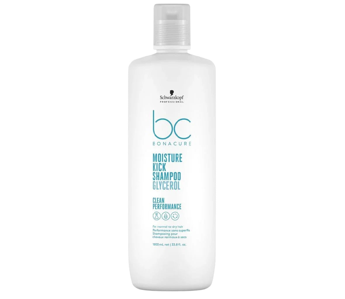 Schwarzkopf Professional Haarshampoo Schwarzkopf Professional, Bonacure Moisture Kick, Hair Shampoo, Hydrating, 1000 ml Regul