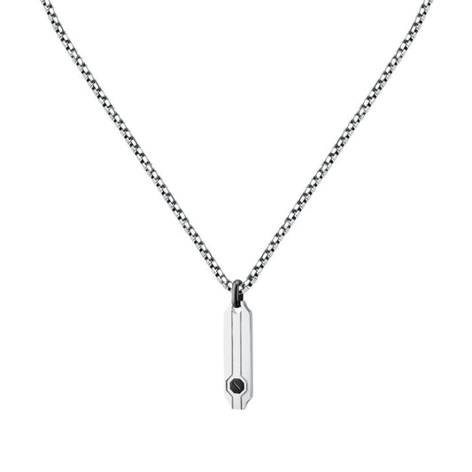 SECTOR JEWELS Herren Halskette aus Silber 925 in Silber SZS124 – Produktansicht