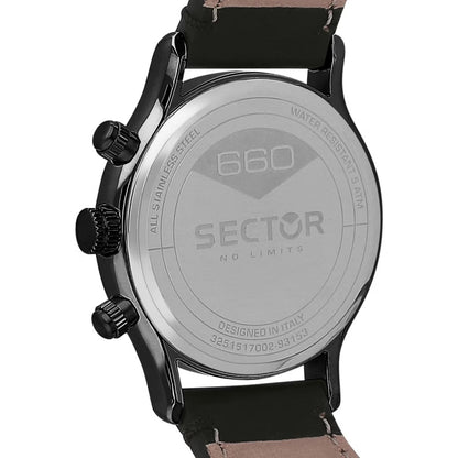 SECTOR No Limits R3251517001 Day - Date - 24H Armbanduhr 43 mm Schwarz ansicht-3