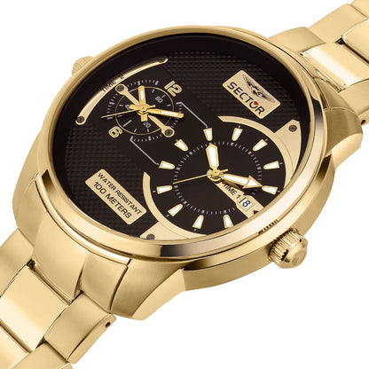 SECTOR No Limits R3253102026 Dual Time Armbanduhr 48 mm Silber ansicht-2