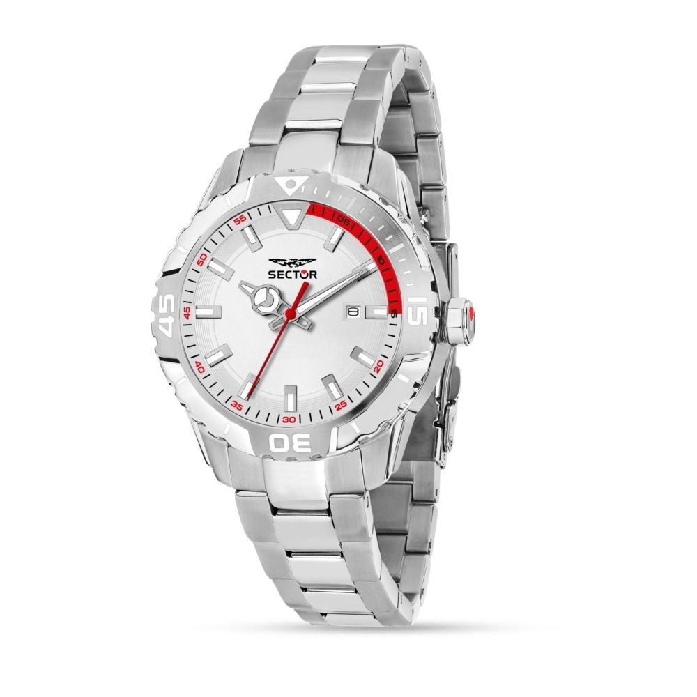 SECTOR No Limits R3253135002 Date Armbanduhr 42 mm Silber