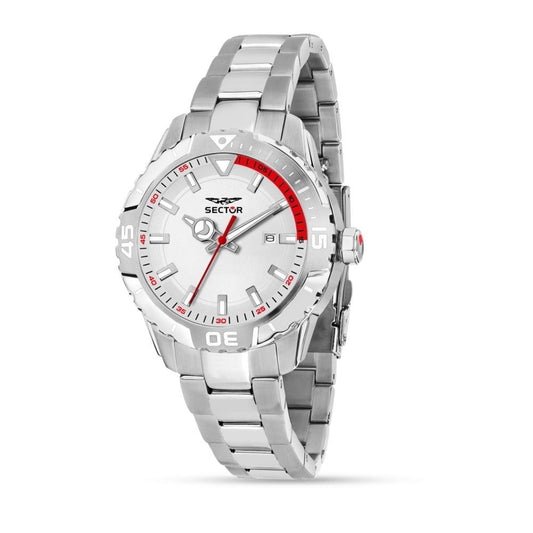SECTOR No Limits R3253135002 Date Armbanduhr 42 mm Silber