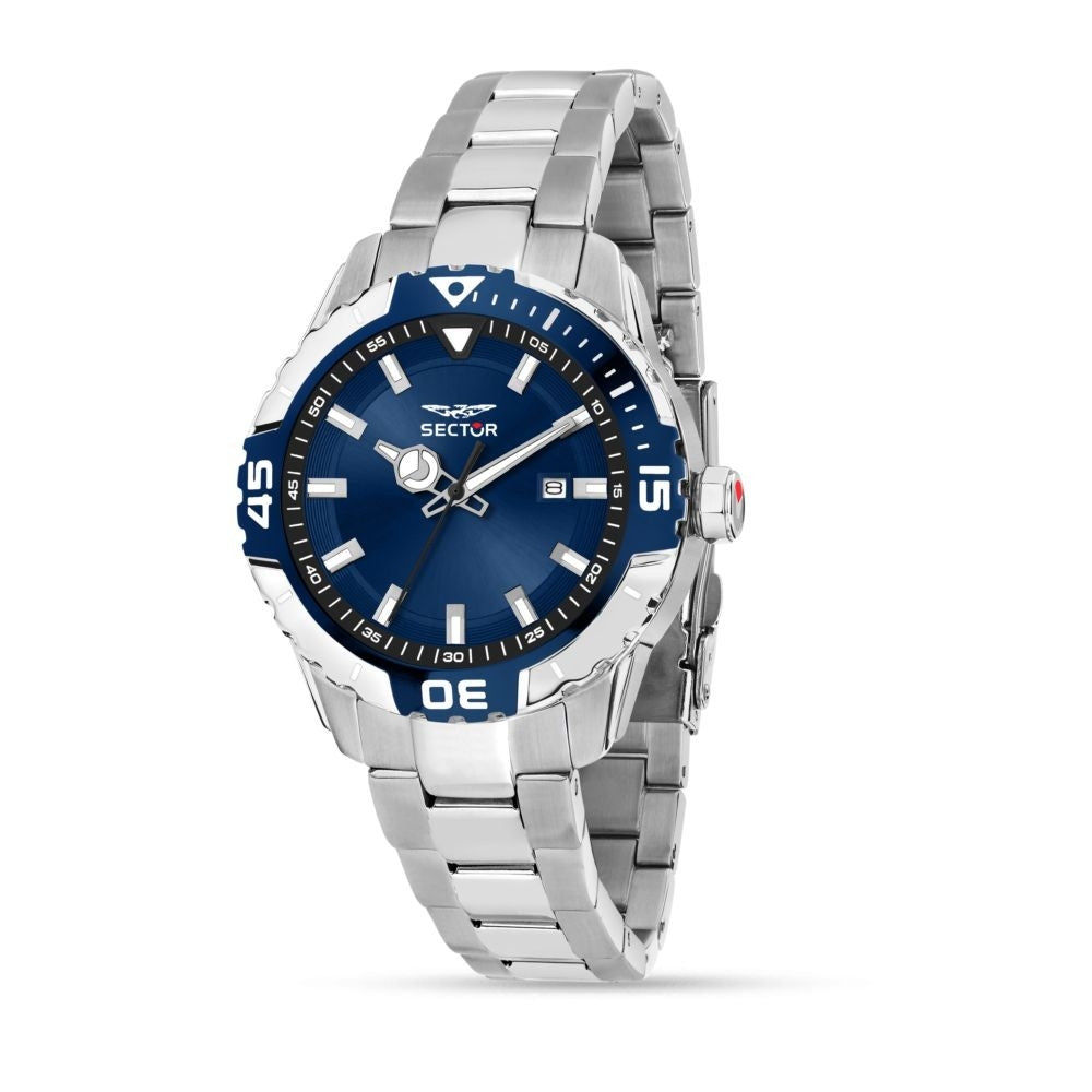 SECTOR No Limits R3253135003 Date Armbanduhr 42 mm Silber
