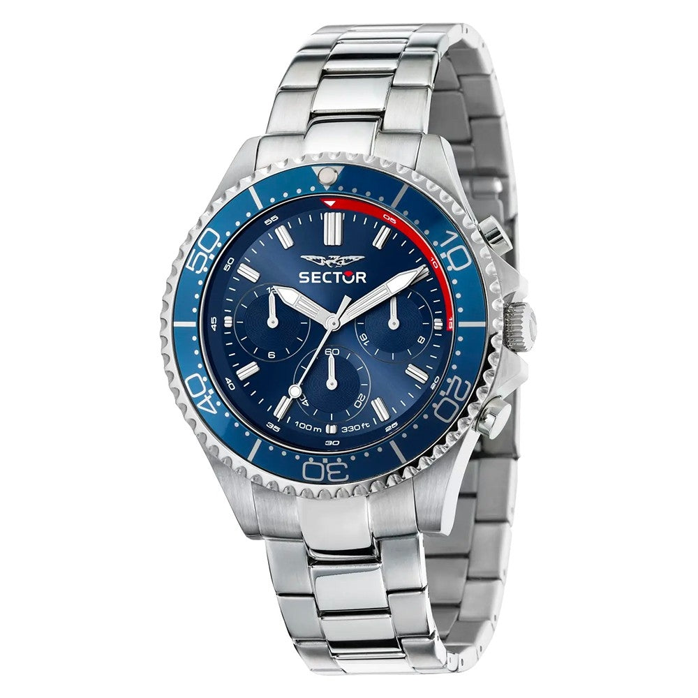 SECTOR No Limits R3253161044 Multifunction Armbanduhr 43 mm Silber