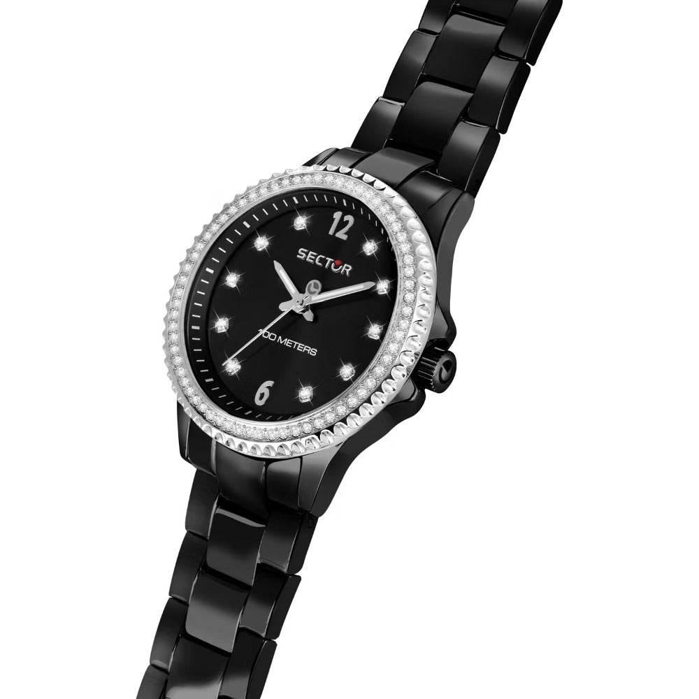 SECTOR No Limits R3253161535 Only Time Armbanduhr 44 mm Silber