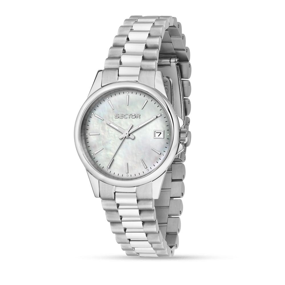 SECTOR No Limits R3253161541 Date Armbanduhr 32 mm Silber