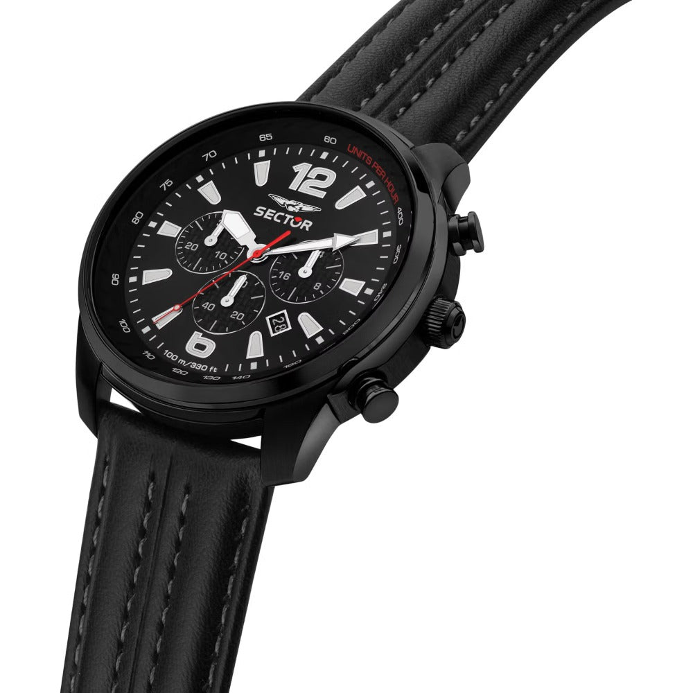 SECTOR No Limits R3271602008 Chronograph Armbanduhr 48 mm Schwarz
