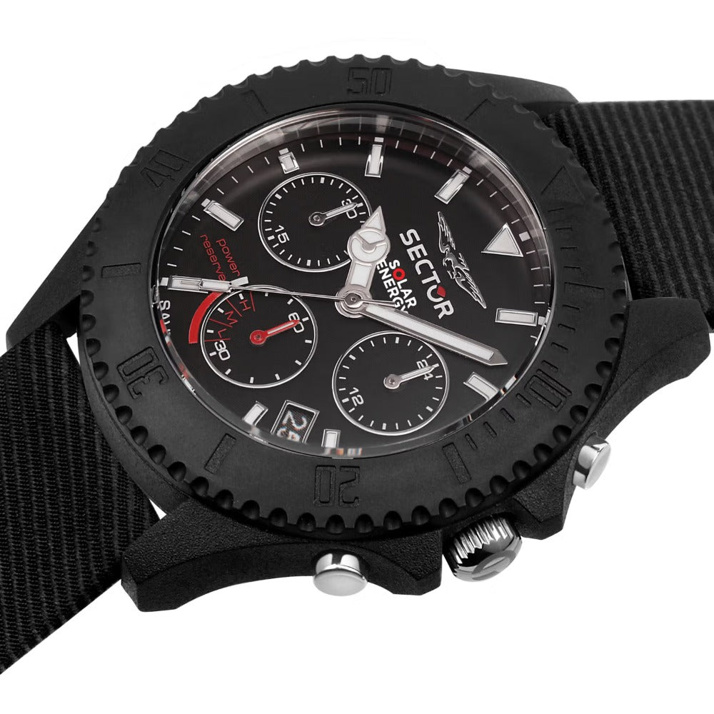 SECTOR No Limits R3271739002 Chronograph Armbanduhr 44 mm Schwarz ansicht-2
