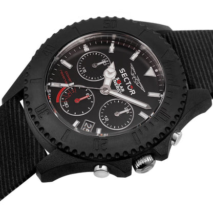 SECTOR No Limits R3271739002 Chronograph Armbanduhr 44 mm Schwarz ansicht-2