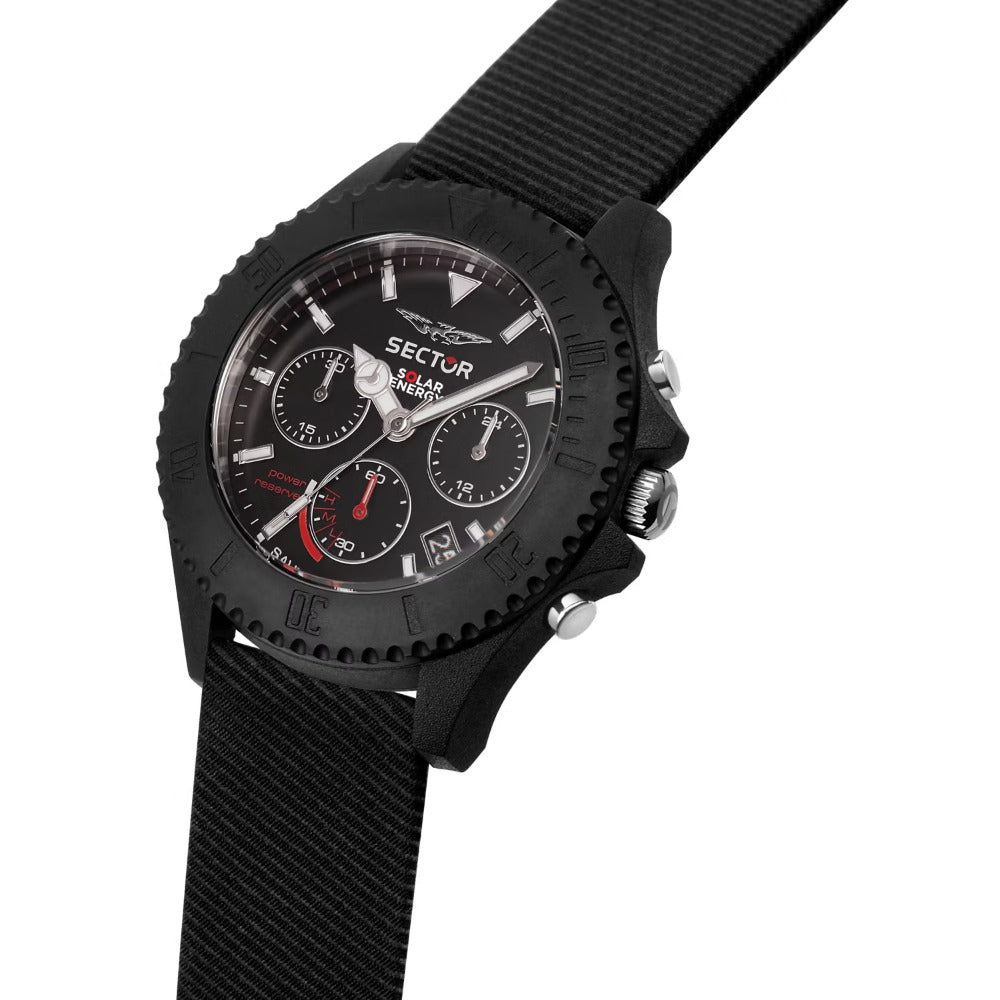 SECTOR No Limits R3271739002 Chronograph Armbanduhr 44 mm Schwarz