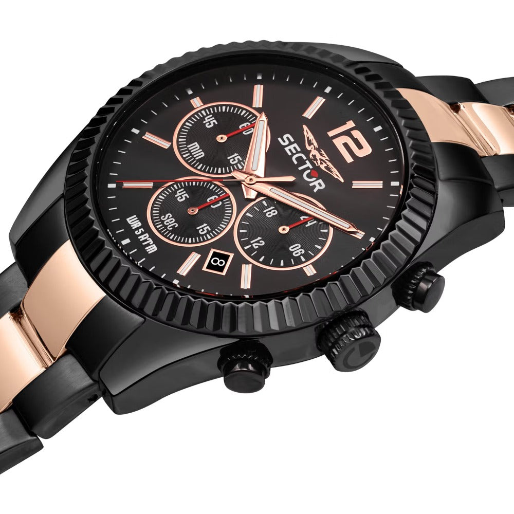 SECTOR No Limits R3273640026 Chronograph Armbanduhr 41 mm Silber ansicht-2
