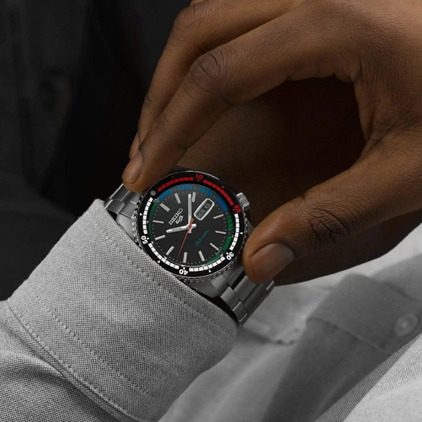SEIKO 5 SRPK13K1 Yacht Racer Armbanduhr 42.5 mm ansicht-2