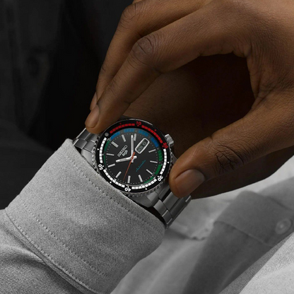 SEIKO 5 SRPK13K1 Yacht Racer Armbanduhr 42.5 mm ansicht-2