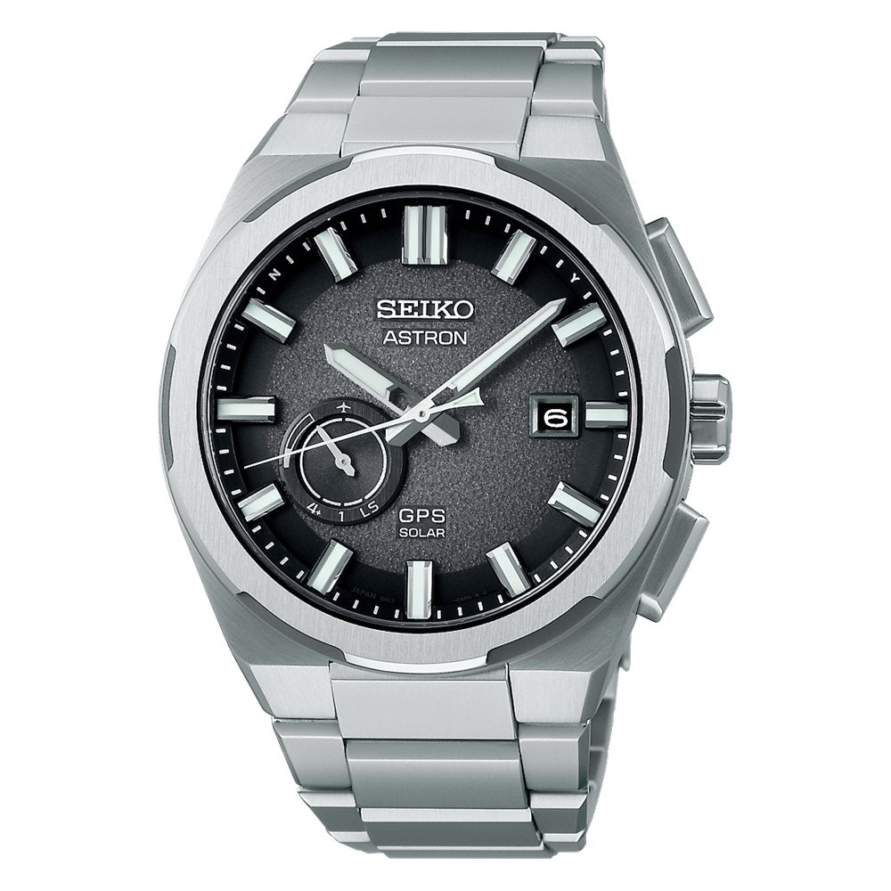 SEIKO ASTRON SOLAR GPS SSJ025 Date Armbanduhr 42 mm