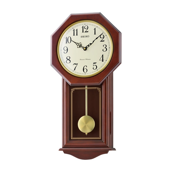 SEIKO CLOCKS QXH076B Only Time Armbanduhr Rot