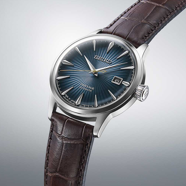 SEIKO PRESAGE BLUE MOON SRPK15J1 Armbanduhr Blau ansicht-3
