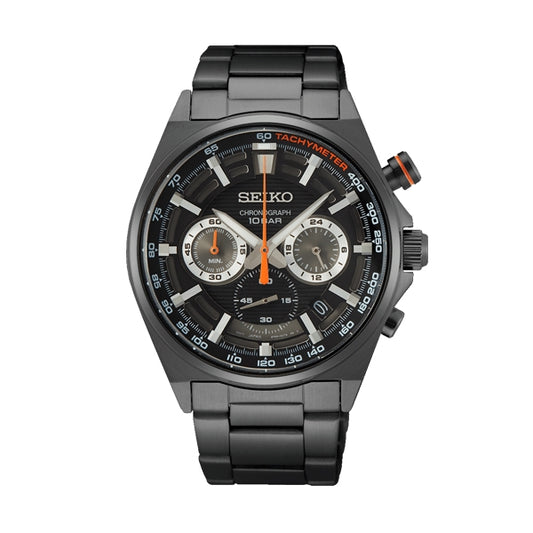 SEIKO SSB399P1 Chronograph Armbanduhr 41 mm Schwarz