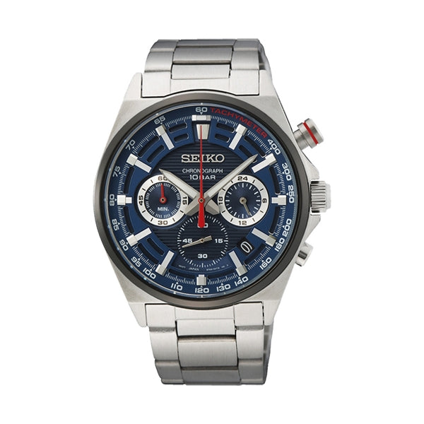 SEIKO SSB407P1 Chronograph Armbanduhr 41 mm ansicht-3