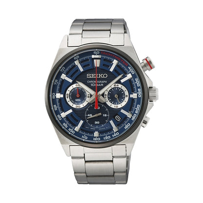 SEIKO SSB407P1 Chronograph Armbanduhr 41 mm ansicht-3