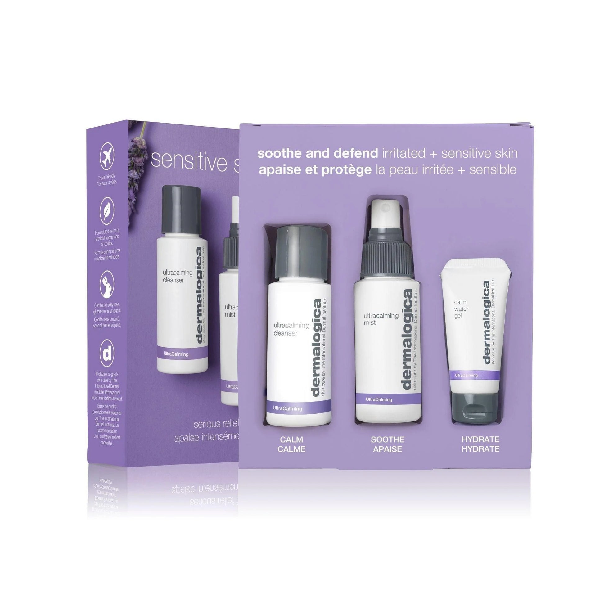 Dermalogica Hautpflegeset Sensitive Skin Rescue Kit Set Dermalogica: UltraCalming, Cleansing Gel, For Face, 50 ml + UltraCalm