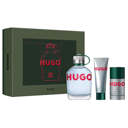 HUGO BOSS HUGO BOSS Hugo Man Set Eau de Toilette 125 ml Duschgel 50 ml Deodorant 75 ml Parfüm