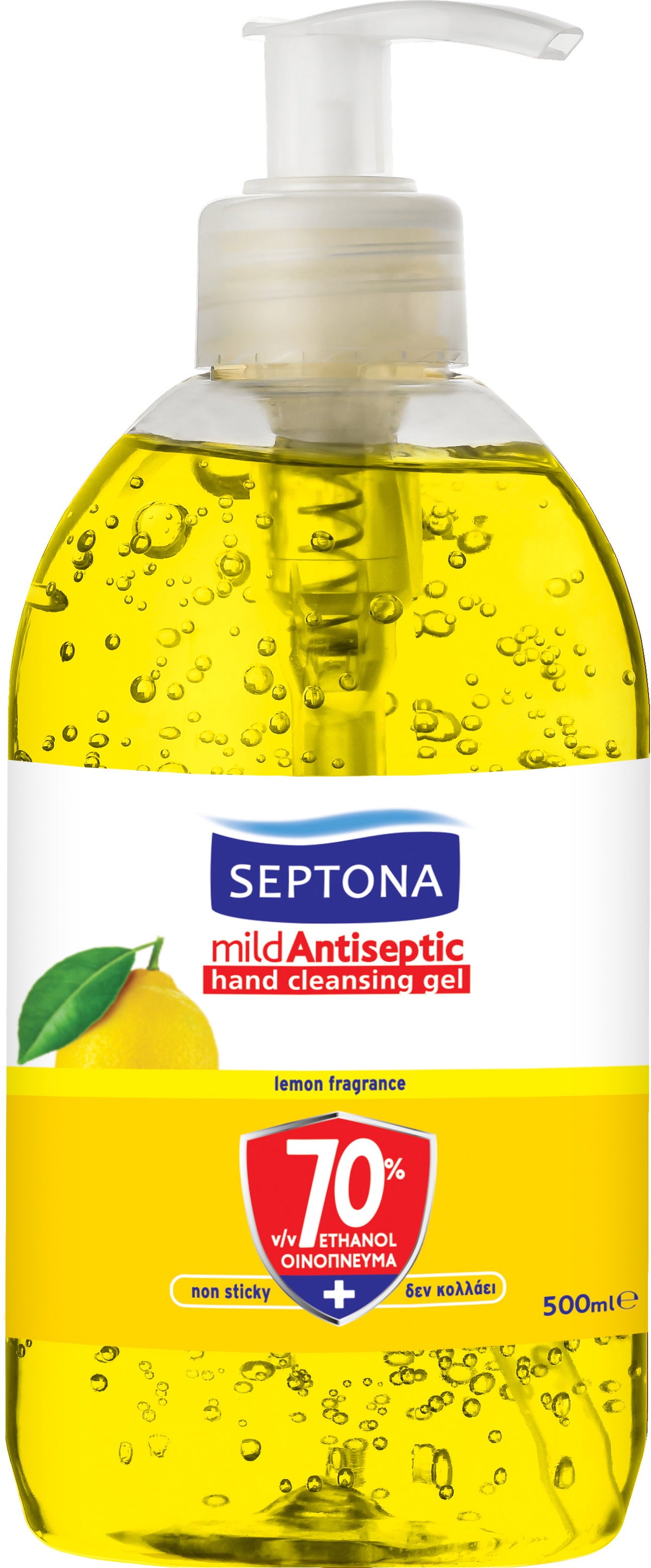 Septona Zitrone Antiseptikum Handgel Tester 500 ml
