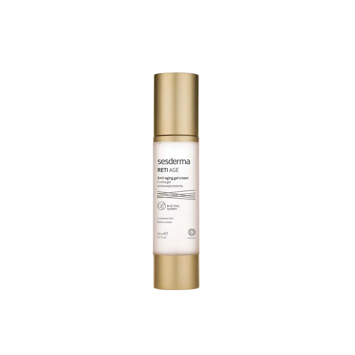 Sesderma Gel-Creme Sesderma, Reti Age, Anti-Ageing & Anti-Wrinkle, Day & Night, Gel Cream, For Face, 50 ml Regular