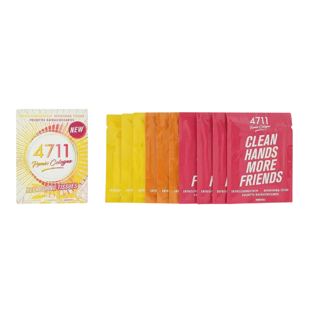4711 Setzen, 4711, Remix Cologne, Reinigungstücher, 10 stk. Regular