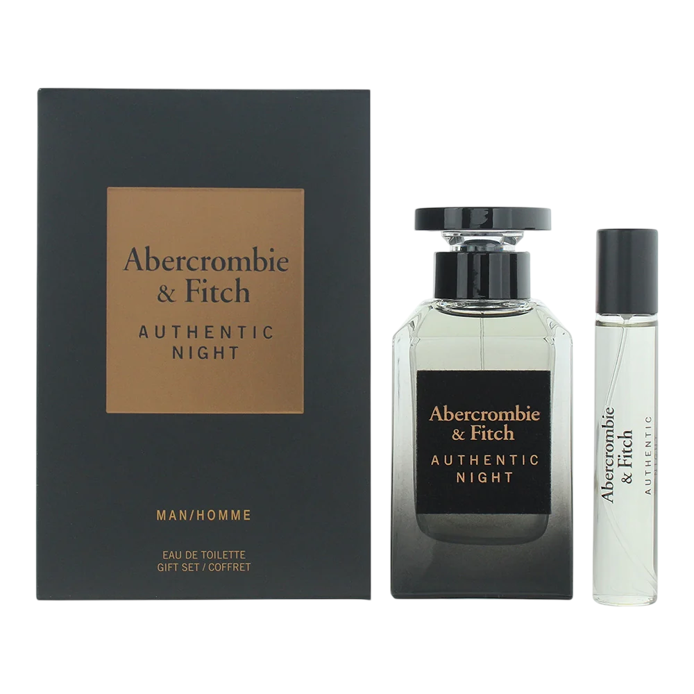 Abercrombie & Fitch Parfümset Set Abercrombie & Fitch: Authentic Night, Eau De Toilette, For Men, 100 ml + Authentic Night, E