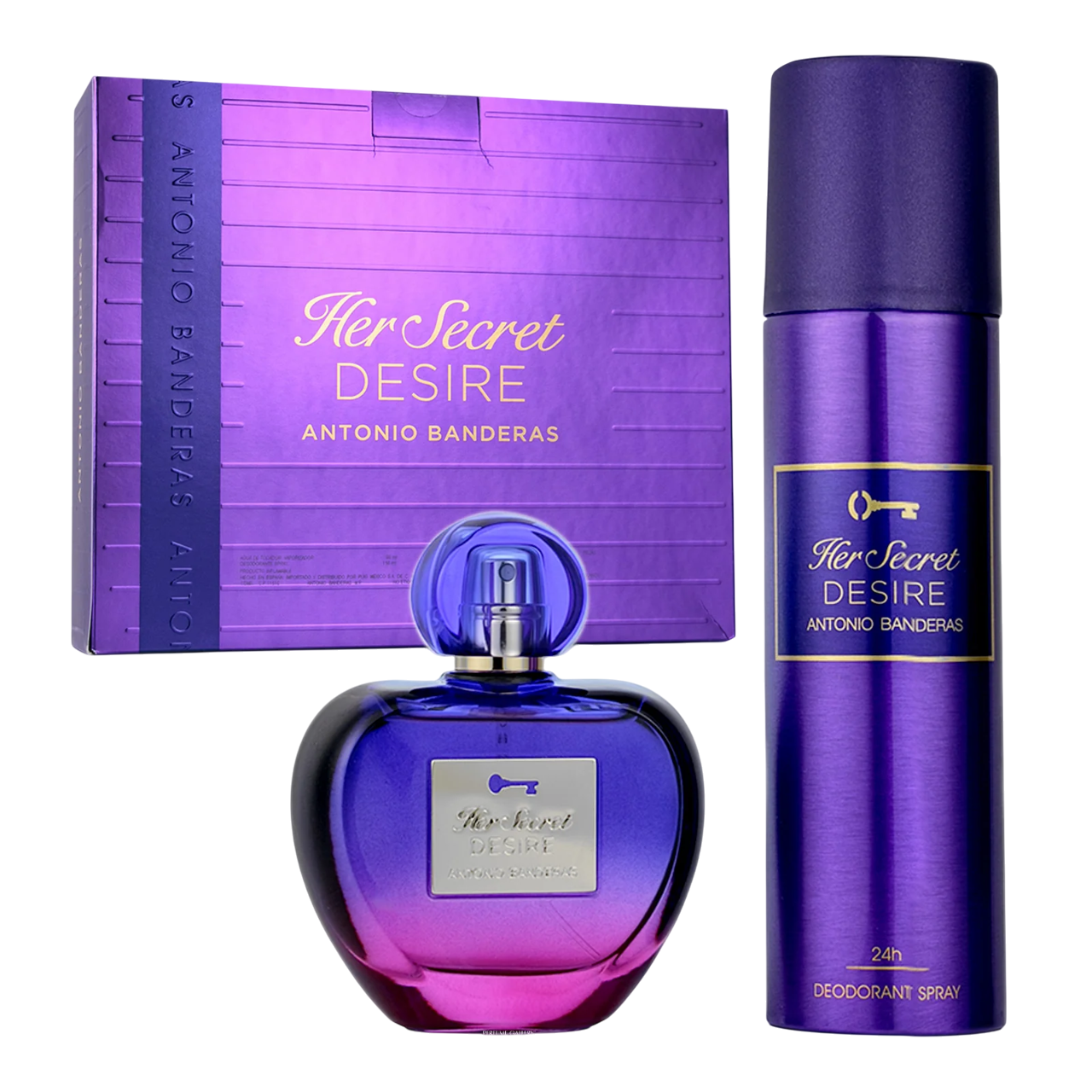 Antonio Banderas Parfümset Set Antonio Banderas: Her Secret Desire, Eau De Toilette, For Women, 80 ml + Her Secret Desire, De