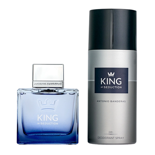 Antonio Banderas Parfümset Set Antonio Banderas: King of Seduction, Eau De Toilette, For Men, 100 ml + King of Seduction, Fre