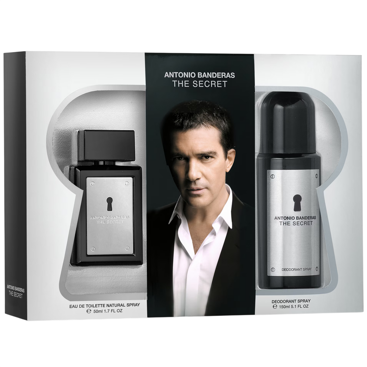 Antonio Banderas Parfümset Set Antonio Banderas: The Secret, Eau De Toilette, For Men, 50 ml + The Secret, Anti-Perspirant, D