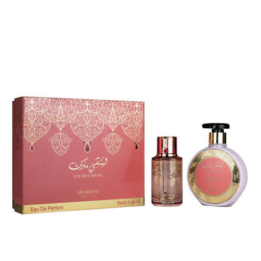 Arabiyat Prestige Parfümset Set Arabiyat Prestige: Lychee Musk, Eau De Parfum, Unisex, 100 ml + Lychee Musk, Moisturizing, Bo