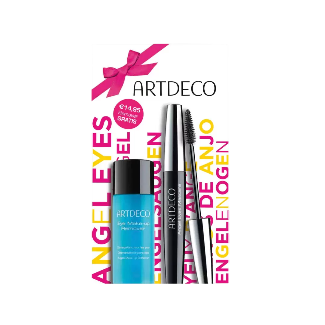 ArtDeco Schminkset Set ArtDeco: Angel Eyes, Volumizing & Defining, Mascara, 01, Black, 10 ml + Eye Make-up, Makeup Remover Lo