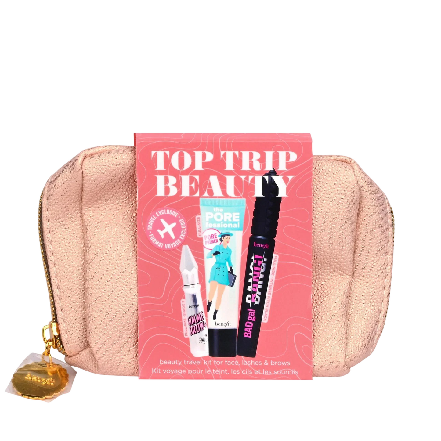 Benefit Schminkset Set Benefit: The POREfessional, Smoother Skin, Matte Finish, Cream Primer, 22 ml + BadGal Bang, Volumizing